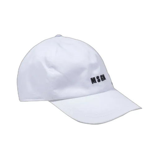 Msgm Logo Embroidered Baseball Cap