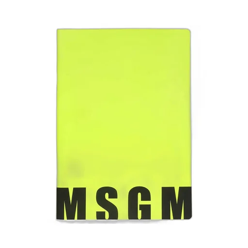 Msgm Logo Detailed Notebook