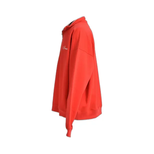 Script Logo Half Zip Sweat / Red