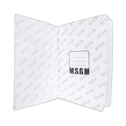 Msgm Logo Detailed Notebook