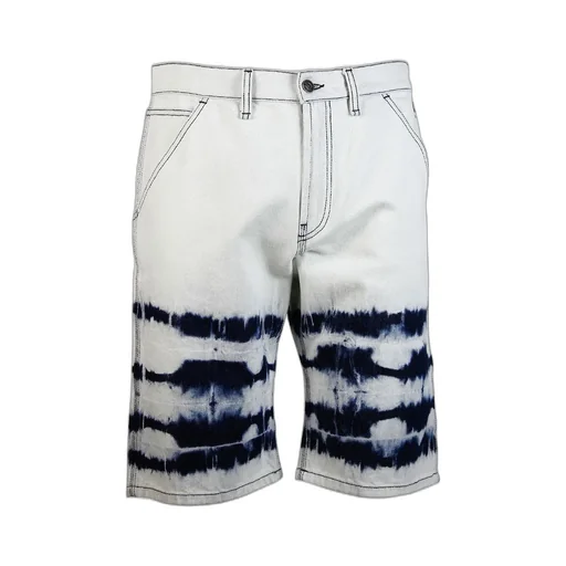 Msgm Abstract Printed Knee-Length Shorts
