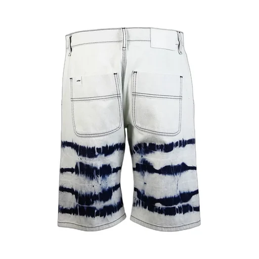 Msgm Abstract Printed Knee-Length Shorts