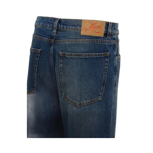 Msgm Logo Patch Jeans