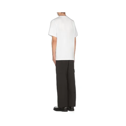Msgm Logo Printed Crewneck T-Shirt