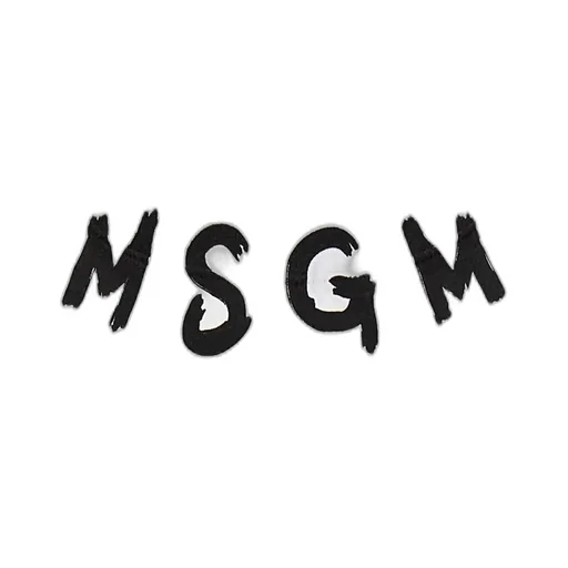 Msgm Logo Printed Crewneck T-Shirt