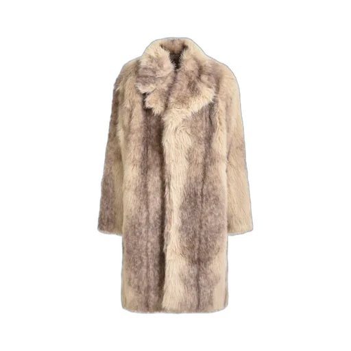 Faux Fur Coat / Bei