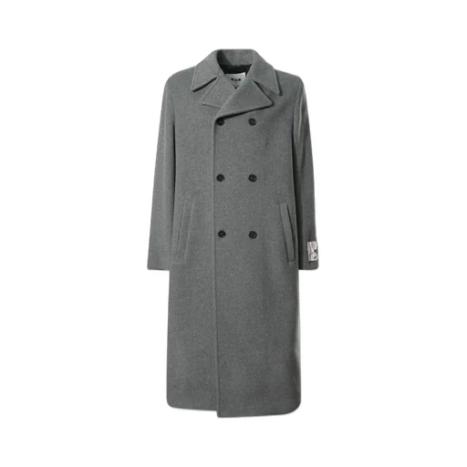 Msgm Double Breasted Coat