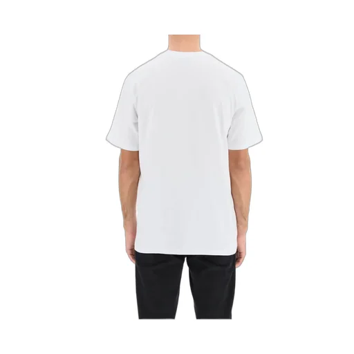 Msgm Logo Printed Crewneck T-Shirt