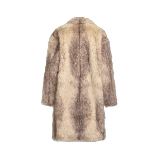 Faux Fur Coat / Bei