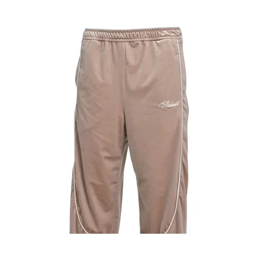 Script Logo Piping Velor Track Pants / Bei