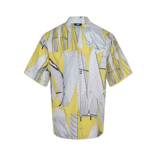 Msgm Graphic Printed Short Sleeved Shirt