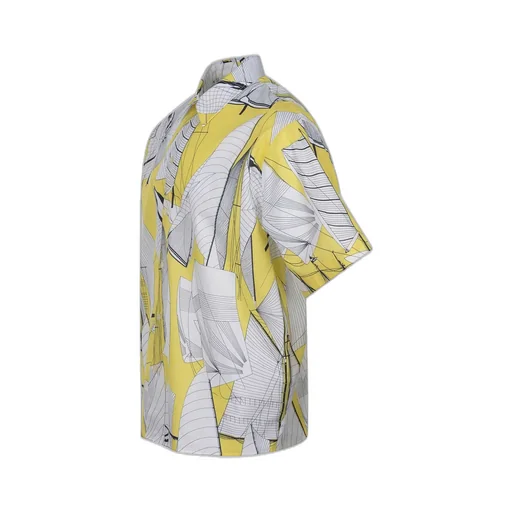 Msgm Graphic Printed Short Sleeved Shirt