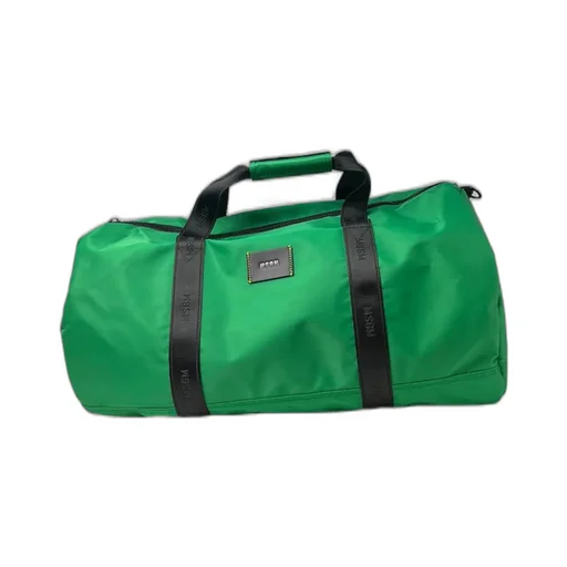 Msgm Logo Patch Duffel Bag