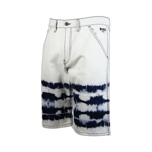 Msgm Abstract Printed Knee-Length Shorts