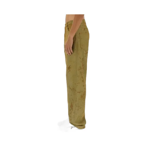 Msgm Logo-Patch Tie-Dyed Printed Jeans