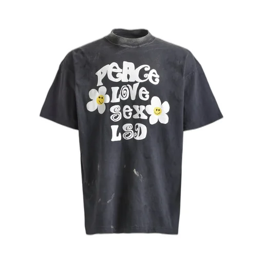 S/S T-Shirt Peace / Black