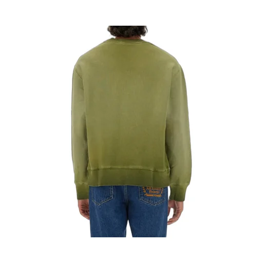 Msgm Logo Embroidered Crewneck Sweatshirt