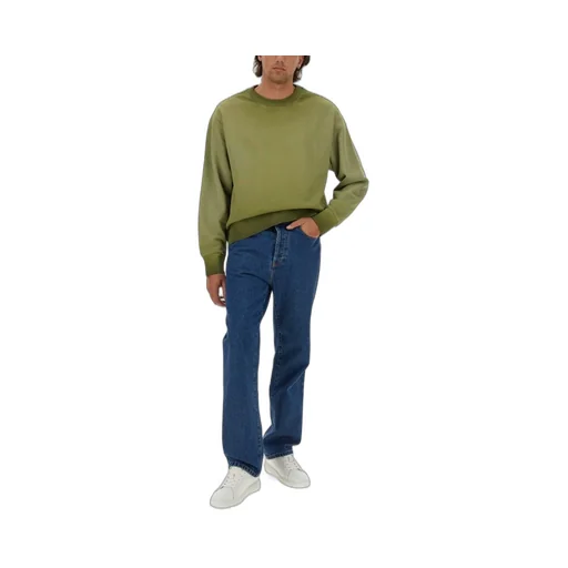 Msgm Logo Embroidered Crewneck Sweatshirt