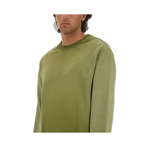 Msgm Logo Embroidered Crewneck Sweatshirt