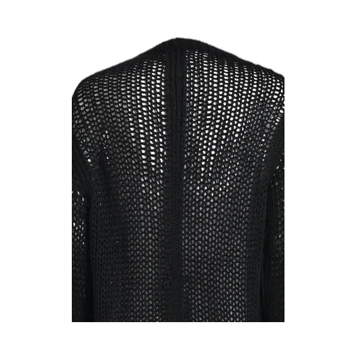 Oversized Ls Round Neck / Black