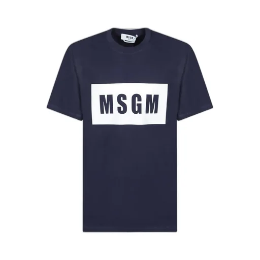 Msgm Logo Printed T-Shirt