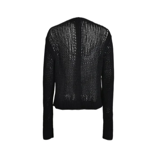Oversized Ls Round Neck / Black