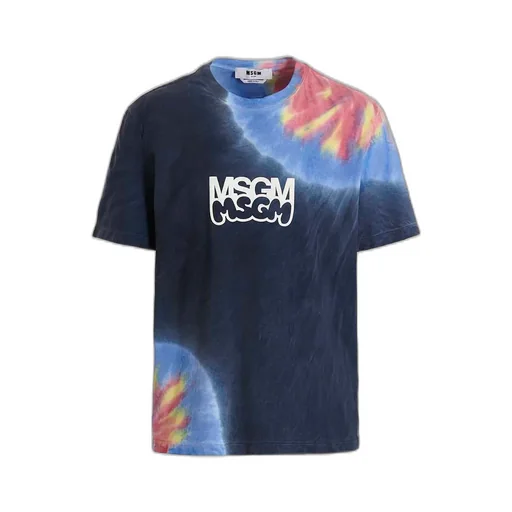 Msgm Tie-Dyed Crewneck T-Shirt