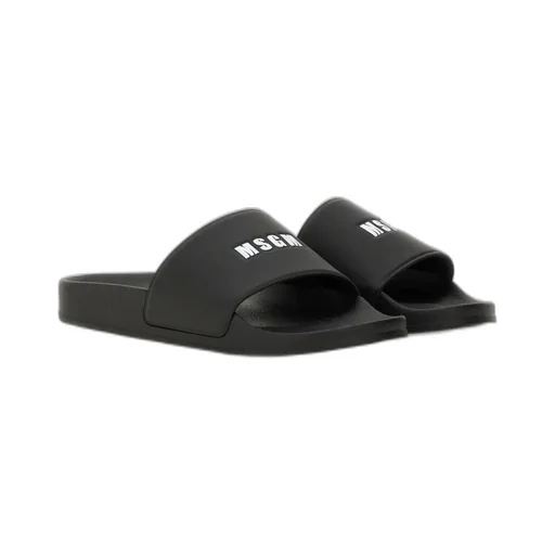 Msgm Logo Embossed Slides