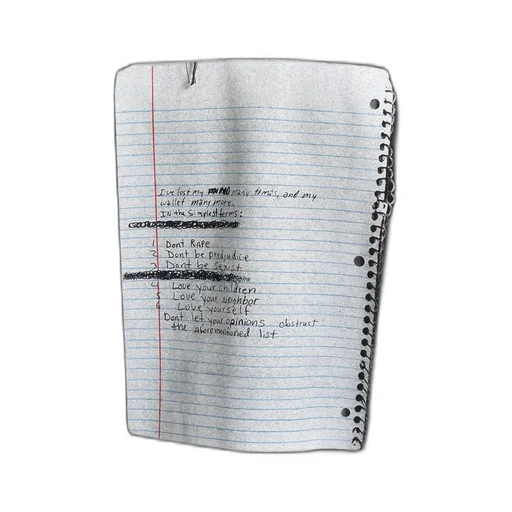 Nirvana Note / Blk