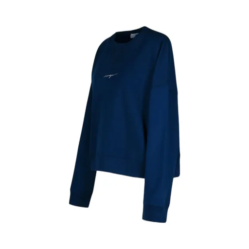Msgm Logo Embroidered Crewneck Sweatshirt