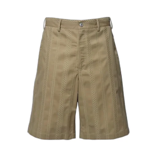 Msgm Embroidered Motif Shorts