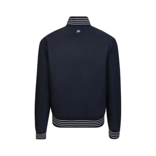 Msgm Logo Patch Long-Sleeved Jacket