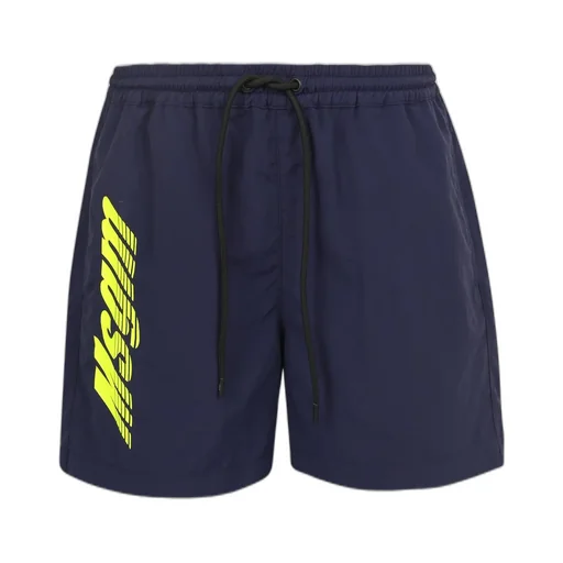 Msgm Logo Printed Swim Shorts