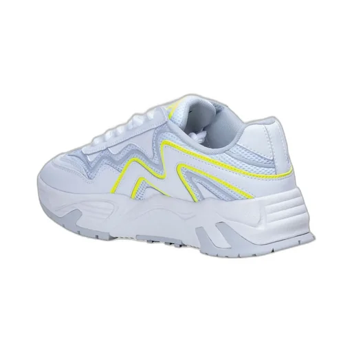Msgm Round Toe Lace-Up Sneakers