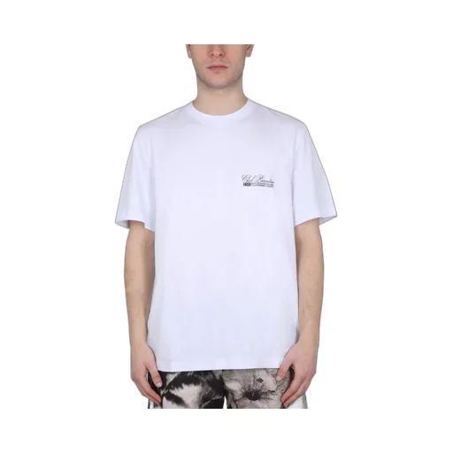 Msgm Logo Printed Crewneck T-Shirt