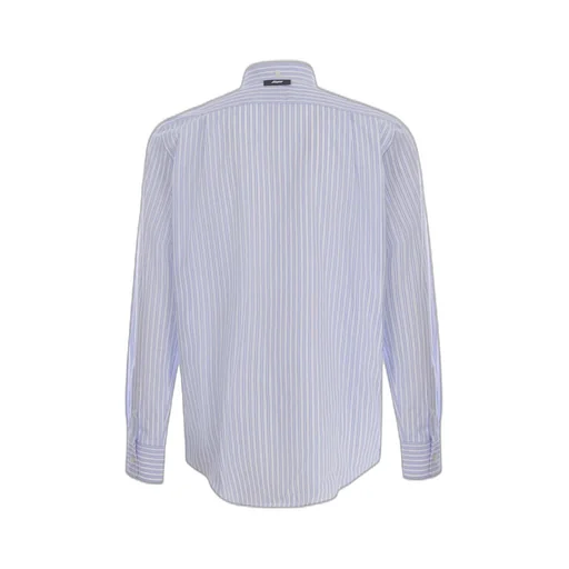 Msgm Stripe-Pattern Long Sleeved Shirt