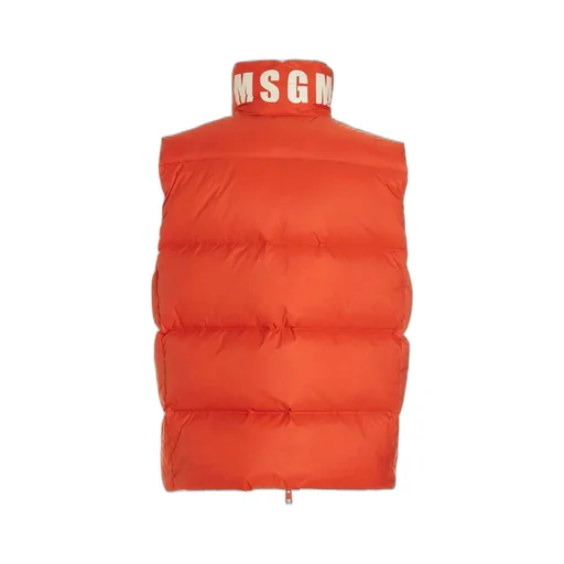 Msgm Padded High Neck Gilet