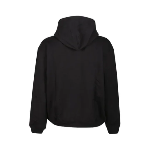 Msgm Graphic Printed Drawstring Hoodie