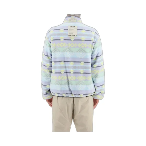 Msgm Abstract Pattern Printed Jacket