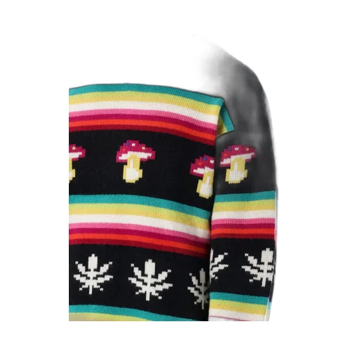 Msgm Patterned Jacquard Knitted Jumper