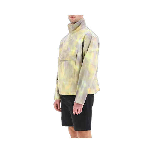 Msgm Half-Zip Tie-Dye Sweatshirt