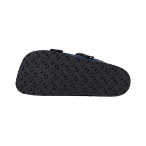 Regenerated Deadstock Denim Ms Ground Sandal / Blu Laser+Wash