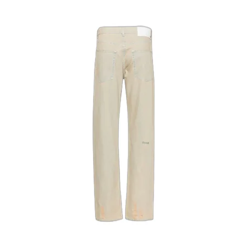 Msgm Mid-Rise Straight-Leg Distressed Jeans