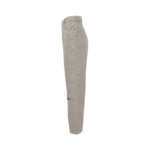 Msgm Logo Patch Wide Leg Trousers