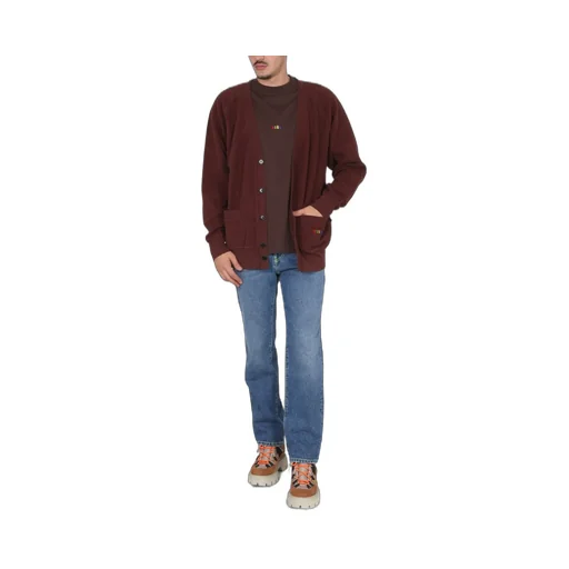 Msgm V-Neck Knitted Cardigan