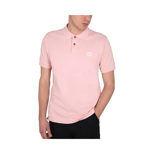 Ma.Strum Logo Embellished Polo Shirt