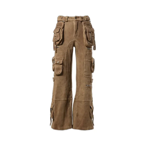 Heavy Waffle Cargo Pants / Kha