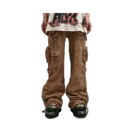 Heavy Waffle Cargo Pants / Kha