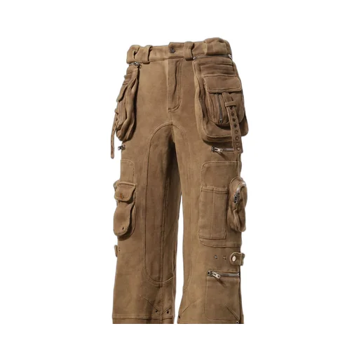 Heavy Waffle Cargo Pants / Kha