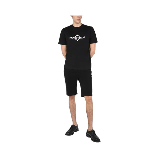 Ma.Strum Logo Patch Bermuda Shorts